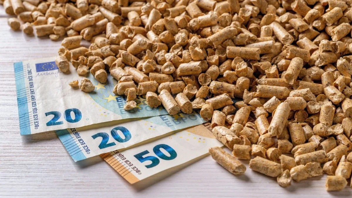 argent cachés dans du pellets