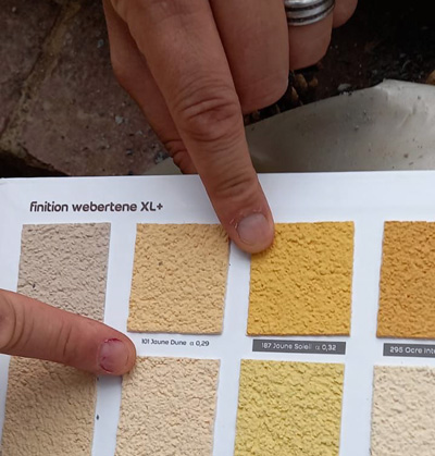 Palette Choix de couleurs